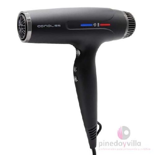 Imagen de Secador Corioliss Typhoon Black Chrome 2400W