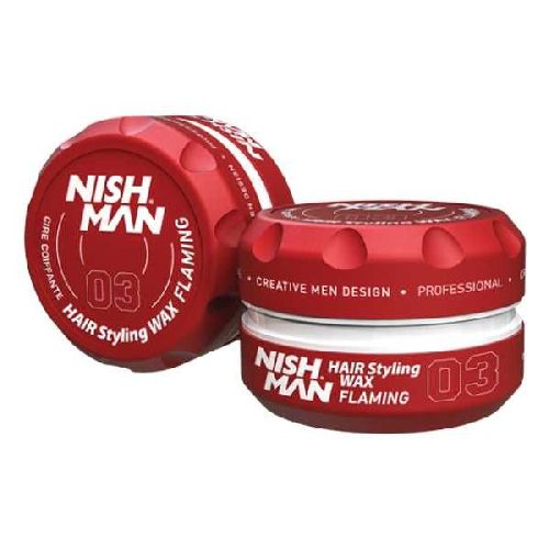 Imagen de Cera Aqua Styling Wax Flaming 03 NISHMAN 150ml