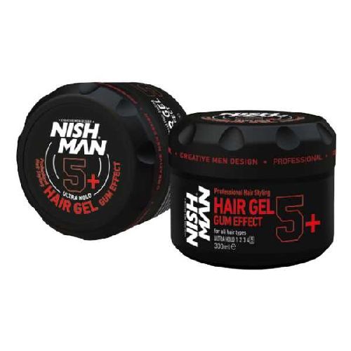 Imagen de Gel fijador Gum Effect Ultra Hold 5+ NISHMAN 300ml