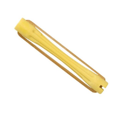 Imagen de Bigudíes plástico amarillo, 12uds